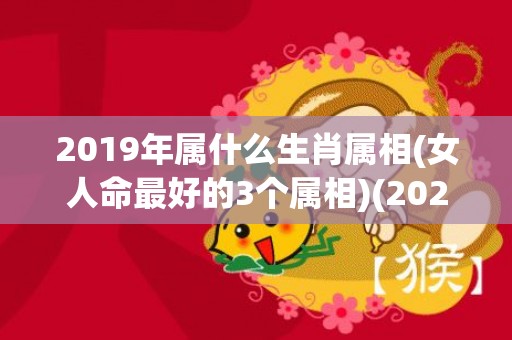 2019年属什么生肖属相(女人命最好的3个属相)(2020年属什么)