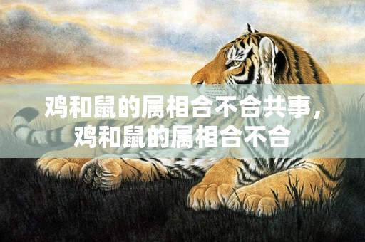 鸡和鼠的属相合不合共事，鸡和鼠的属相合不合