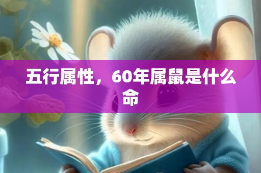 五行属性，60年属鼠是什么命