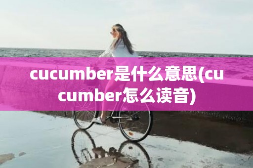 cucumber是什么意思(cucumber怎么读音)
