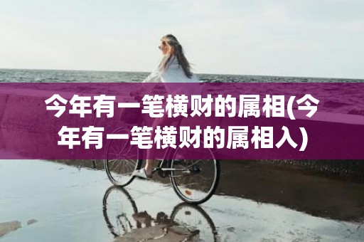 今年有一笔横财的属相(今年有一笔横财的属相入)