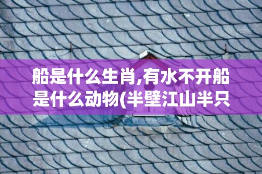 船是什么生肖,有水不开船是什么动物(半壁江山半只船是什么生肖)