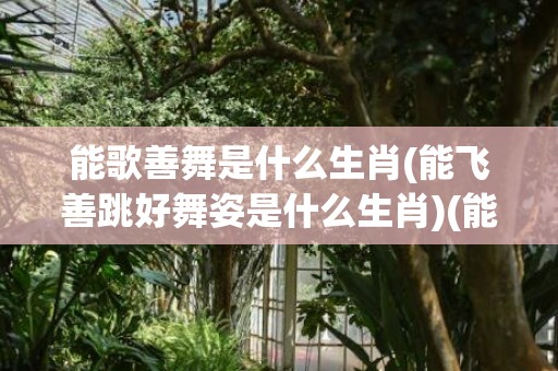 能歌善舞是什么生肖(能飞善跳好舞姿是什么生肖)(能歌善舞是什么意思?)