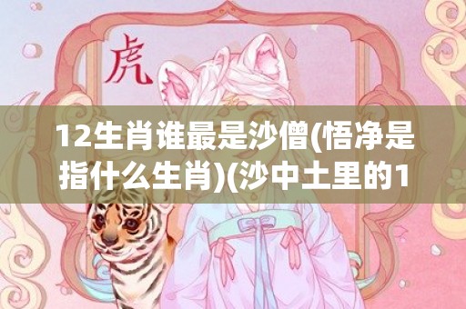 12生肖谁最是沙僧(悟净是指什么生肖)(沙中土里的12生肖)