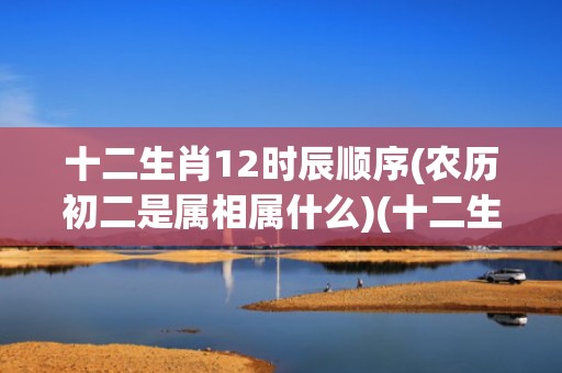 十二生肖12时辰顺序(农历初二是属相属什么)(十二生肖12时辰顺序图)