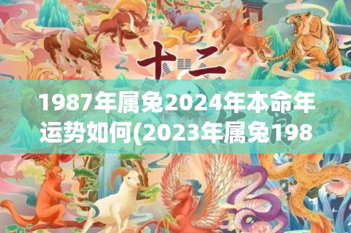 1987年属兔2024年本命年运势如何(2023年属兔1987人的全年每月运势)(1987年属兔2024年每月运势完整版)