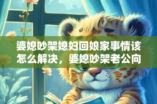 婆媳吵架媳妇回娘家事情该怎么解决，婆媳吵架老公向着谁说话正常吗