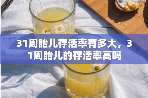 31周胎儿存活率有多大，31周胎儿的存活率高吗