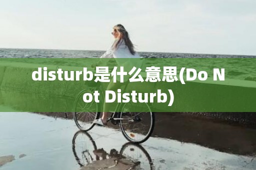 disturb是什么意思(Do Not Disturb)