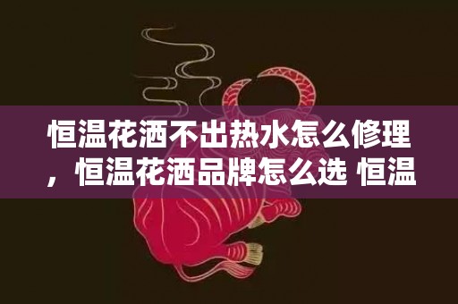 恒温花洒不出热水怎么修理，恒温花洒品牌怎么选 恒温花洒排行榜前十名品牌