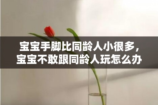 宝宝手脚比同龄人小很多，宝宝不敢跟同龄人玩怎么办