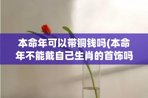 本命年可以带铜钱吗(本命年不能戴自己生肖的首饰吗)(本命年带铜钱脚链好吗)