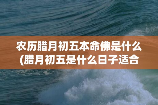 农历腊月初五本命佛是什么(腊月初五是什么日子适合做什么)(农历腊月初一是黄道吉日吗)