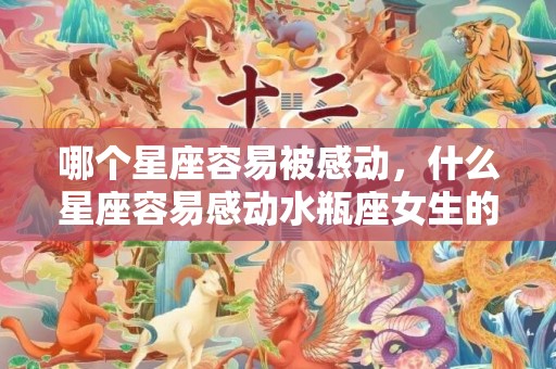 哪个星座容易被感动，什么星座容易感动水瓶座女生的心