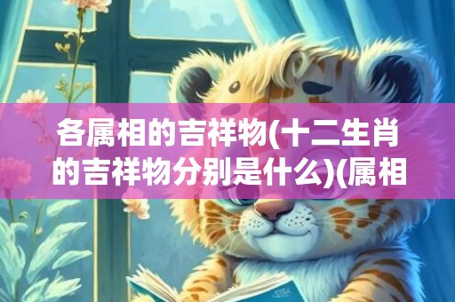 各属相的吉祥物(十二生肖的吉祥物分别是什么)(属相鼠佩戴的吉祥物)