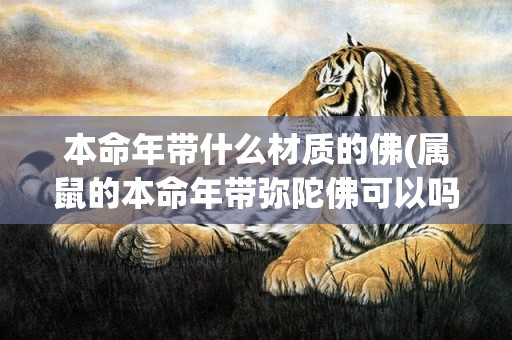本命年带什么材质的佛(属鼠的本命年带弥陀佛可以吗)(本命年带什么好)