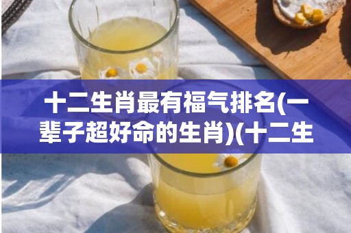 十二生肖最有福气排名(一辈子超好命的生肖)(十二生肖最有福气排名)