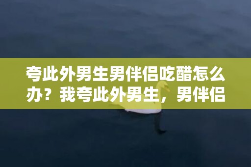 夸此外男生男伴侣吃醋怎么办？我夸此外男生，男伴侣吃醋
