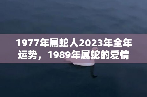 1977年属蛇人2023年全年运势，1989年属蛇的爱情