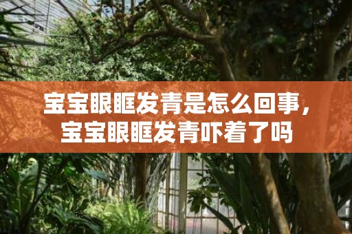 宝宝眼眶发青是怎么回事，宝宝眼眶发青吓着了吗