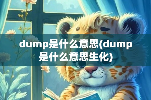 dump是什么意思(dump是什么意思生化)