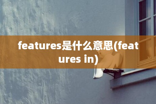 features是什么意思(features in)