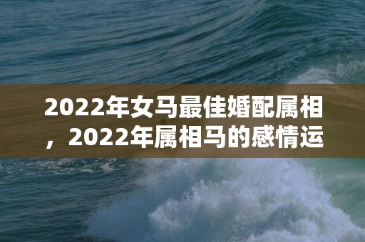 2022年女马最佳婚配属相，2022年属相马的感情运势