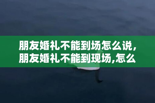朋友婚礼不能到场怎么说，朋友婚礼不能到现场,怎么发理由