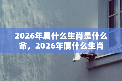 2026年属什么生肖是什么命，2026年属什么生肖