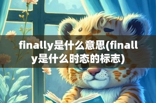 finally是什么意思(finally是什么时态的标志)