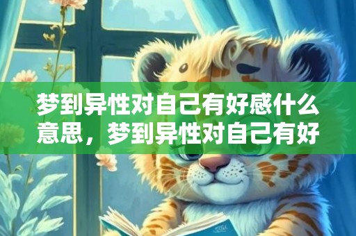 梦到异性对自己有好感什么意思，梦到异性对自己有好感怎么回事