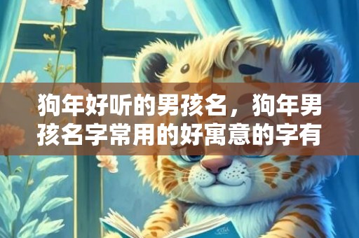 狗年好听的男孩名，狗年男孩名字常用的好寓意的字有哪些？