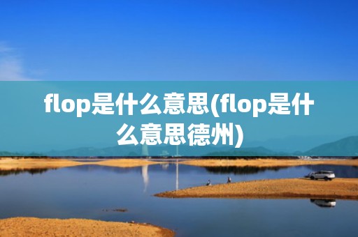flop是什么意思(flop是什么意思德州)