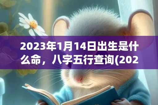2023年1月14日出生是什么命，八字五行查询(2023年1月11日农历是多少)