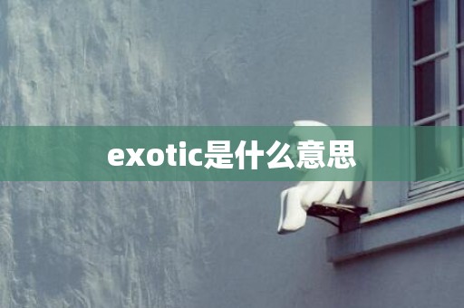 exotic是什么意思