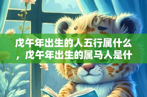 戊午年出生的人五行属什么，戊午年出生的属马人是什么命