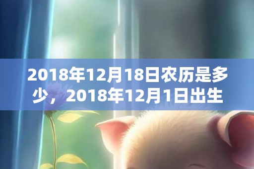 2018年12月18日农历是多少，2018年12月1日出生女孩怎么起名字？五行起名怎么起？