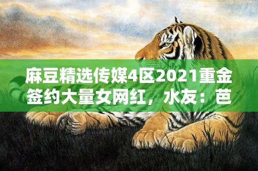 麻豆精选传媒4区2021重金签约大量女网红，水友：芭蕉也在其中免费开放，网友：午夜性福回来了