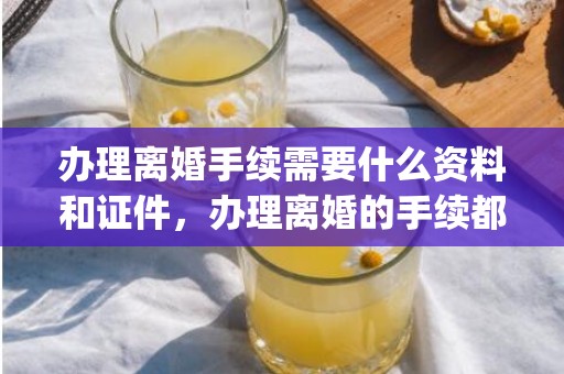 办理离婚手续需要什么资料和证件，办理离婚的手续都有什么流程呢(办理离婚必须在户口所在地吗)