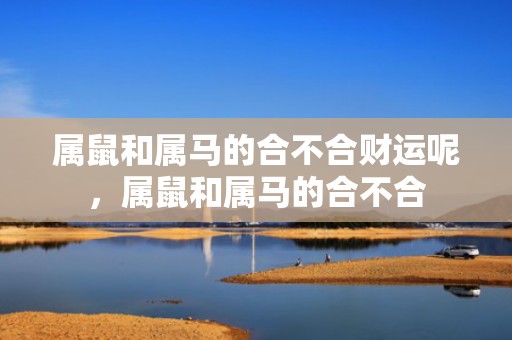 属鼠和属马的合不合财运呢，属鼠和属马的合不合