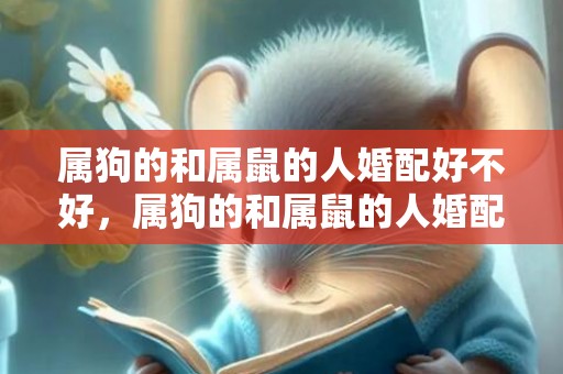 属狗的和属鼠的人婚配好不好，属狗的和属鼠的人婚配好不好