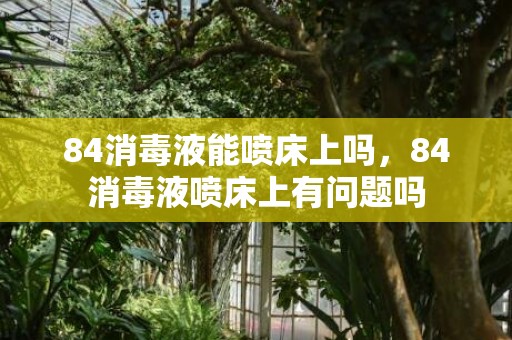 84消毒液能喷床上吗，84消毒液喷床上有问题吗