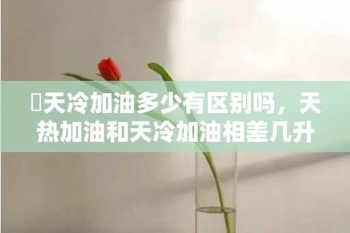 ​天冷加油多少有区别吗，天热加油和天冷加油相差几升