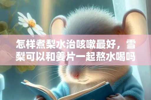 怎样煮梨水治咳嗽最好，雪梨可以和姜片一起熬水喝吗