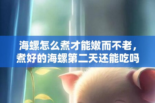 海螺怎么煮才能嫩而不老，煮好的海螺第二天还能吃吗