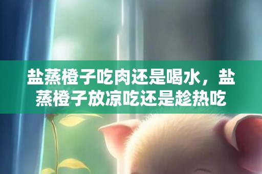 盐蒸橙子吃肉还是喝水，盐蒸橙子放凉吃还是趁热吃