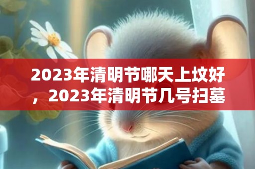 2023年清明节哪天上坟好，2023年清明节几号扫墓好