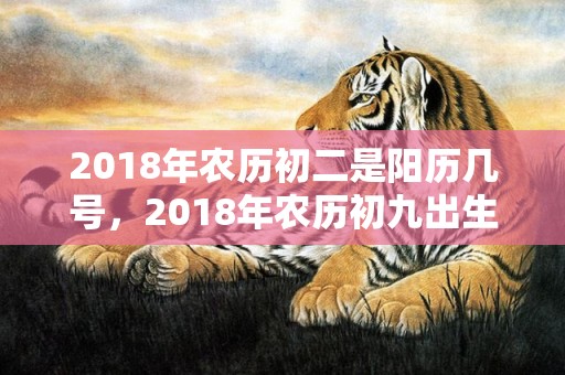 2018年农历初二是阳历几号，2018年农历初九出生的宝宝如何起名？有何起名方法？