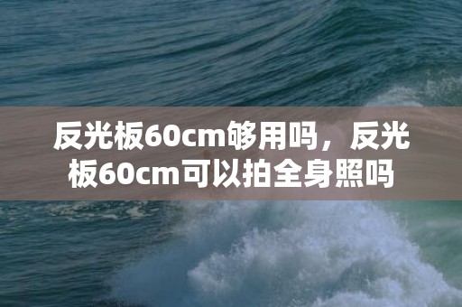 反光板60cm够用吗，反光板60cm可以拍全身照吗