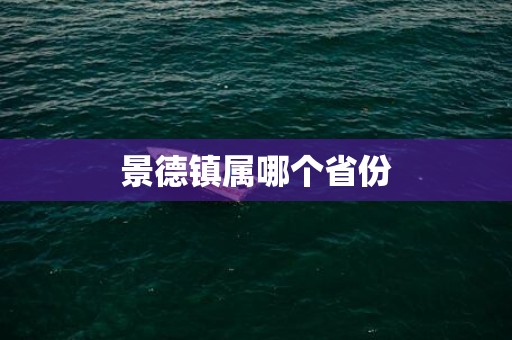景德镇属哪个省份